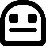 Emoji Neutral 527 SVG Icon